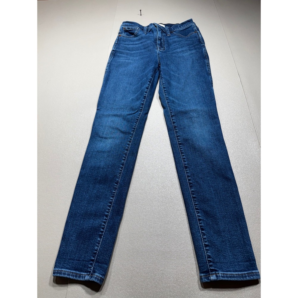 Madewell 10 High-Rise Skinny Jeans Blue Denim Size 27